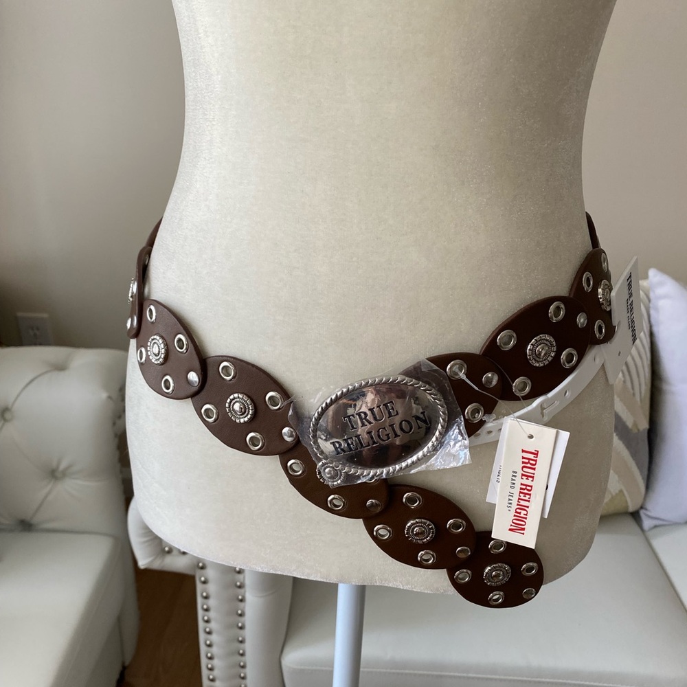 True Religion Brown Belt SIZE S